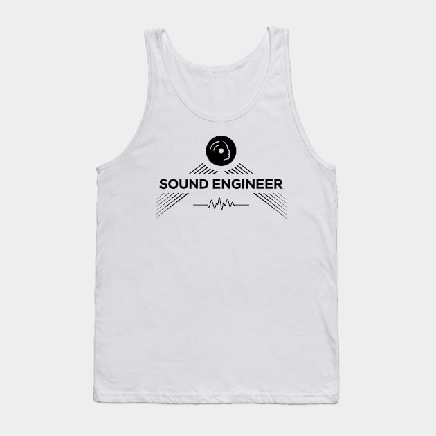 Sound Engineer Tank Top by YellowMadCat